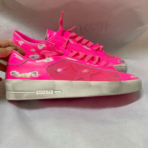 NIB Golden Goose Stardan Hot Pink Sneaker, 40 - Picture 5 of 15